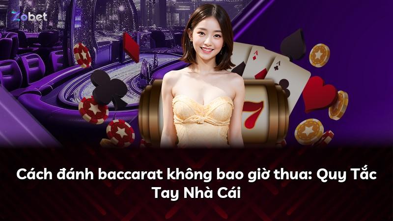 Cách đánh baccarat không bao giờ thua: Quy Tắc Tay Nhà Cái